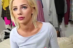 Stepsister spied before deep ass fuck