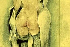 Vintage erotic illustration from antique times