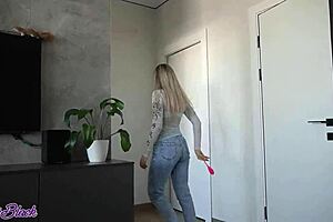 Letty Black squirms from remote vibrator orgasm in crowded cafe panties. Public outdoor fun with toys! 😏