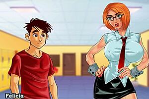 Rich uni days with a principal mistress fetish