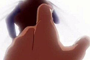 A womanizer has an animated threesome in the woods with buxom women in adult cartoons