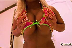 Rough double penetration and anal pounding for hot blonde babe!