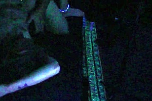 carrie blacklight explores blonde sex fetish in black scenes