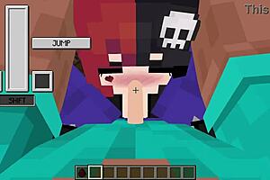 Ellie endures intense face fucking and deepthroat session