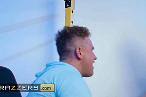 Payton Preslee Teases Van At Gym With Big Tits!