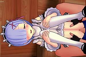 maid rem serves with eager dedication