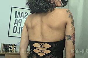 She came to show her new pajamas and sat down.