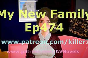 my new family, brunette rides cowgirl 😏