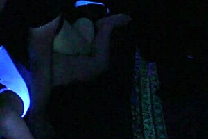 carrie blacklight explores blonde sex fetish in black scenes