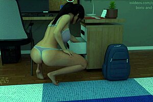 Caroline sits on stepbro's face in Milfy City.