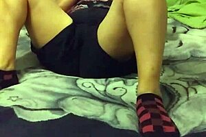Married woman seduces her husband’s wife and they both give blow jobs in a group sex scene