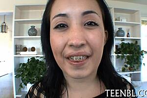 Hunks unleash intense deepthroat on horny teens