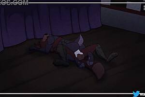 FOXY AND BONNIE FUCK WITH BIG COCKS