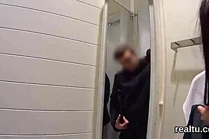 Enchanting Czech Sweetie Is Seduced In The Mall And Plowed In Pov