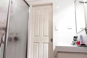 Wife reveals her hairy pussy