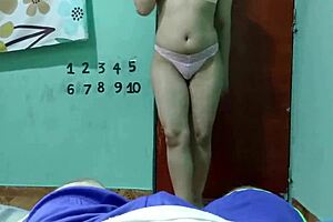 fresh japanese teen 18+ college girl dominates with her small tits and hairless body in amateur cumshot couple sex