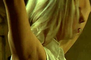 Lesbian slave pleasures her dominant European mistress with big strapon in femdom domination