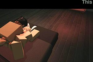 pounding doggystyle and cowgirl riding my bunny slut in roblox porn anime