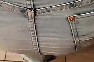 Clear Jeans Skirt Fashion Show