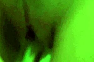 Intensely surprising his girlfriend masturbating with dildo in the shower