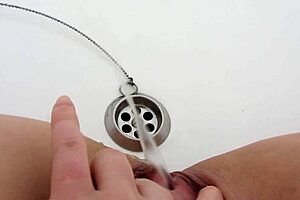 Mature MILF Pissing in Bath Compilation with Close-Up Fetish Scenes