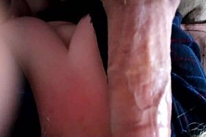 Fat BBW Amateur Sucking Cock Like A Pig