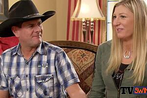 Horny southern couple engages in detailed foreplay, including blowjobs and oral sex, in the backyard with swingers