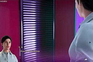 3D porn game with big tits MILF and monster cock