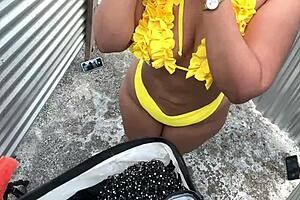 Step mom's big ass is hard to ignore in this video