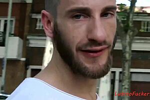 Latino Guys Engage in Hidden Public Encounter