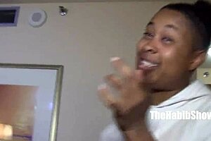 A transgender hunk with great taste in women named Lizzy, who is a hot woman with a red bone color