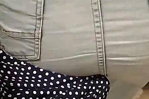 Clear Jeans Skirt Fashion Show