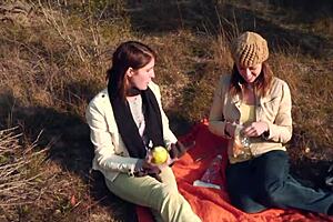 the girls say, 'let's have rough sex outdoors'