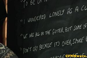 Savannah Secret Humiliates With CFNM Dick Sucking