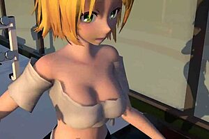 Rin, what are you doing with that massage chair in the anime?