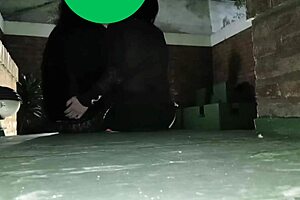 A crossdresser meets a small woman for bisexual adventures with big tits