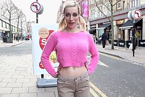 GIRL PISSES IN HER JEANS, FORCING EVERYONE TO WATCH IN PUBLIC