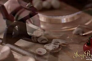 Househusband heats up the kitchen with roleplay 🔥