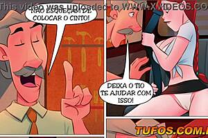 Uncle fucks virgin girl's ass in car