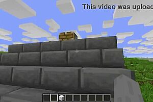 I cum in realistic minecraft lava destruction asmr