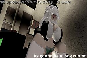 Roblox Now Curing: Hardcore hentai series starts with a nun cum scene