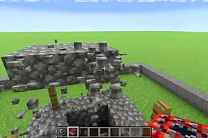 I cum in realistic minecraft lava destruction asmr