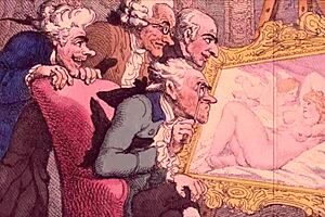 Vintage Erotic Drawings in Retro Style