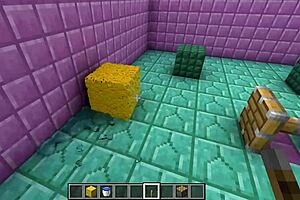 I cum in realistic minecraft lava destruction asmr