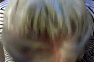 Amateur ex-girlfriend takes big cum shots on her face.