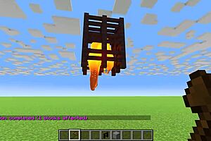 I cum in realistic minecraft lava destruction asmr