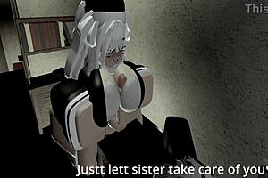 Roblox Now Curing: Hardcore hentai series starts with a nun cum scene