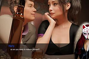 kate in cosplay maid outfit from the game