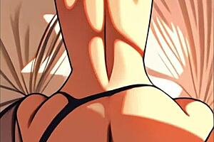 sexy woman gets fucked by man in anime hentai ai