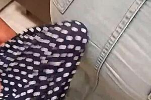 Clear Jeans Skirt Fashion Show